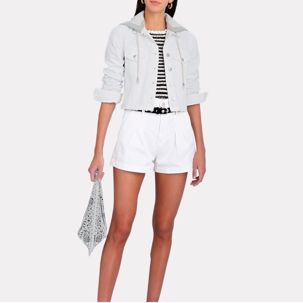 Veronica Beard Cara denim hooded jacket
